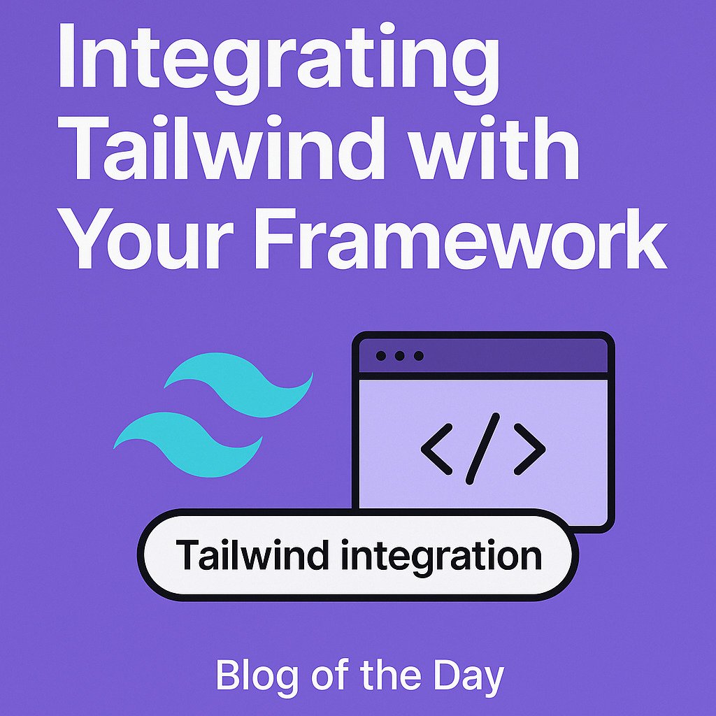 Featured image for article: Integrating Tailwind with Your Framework