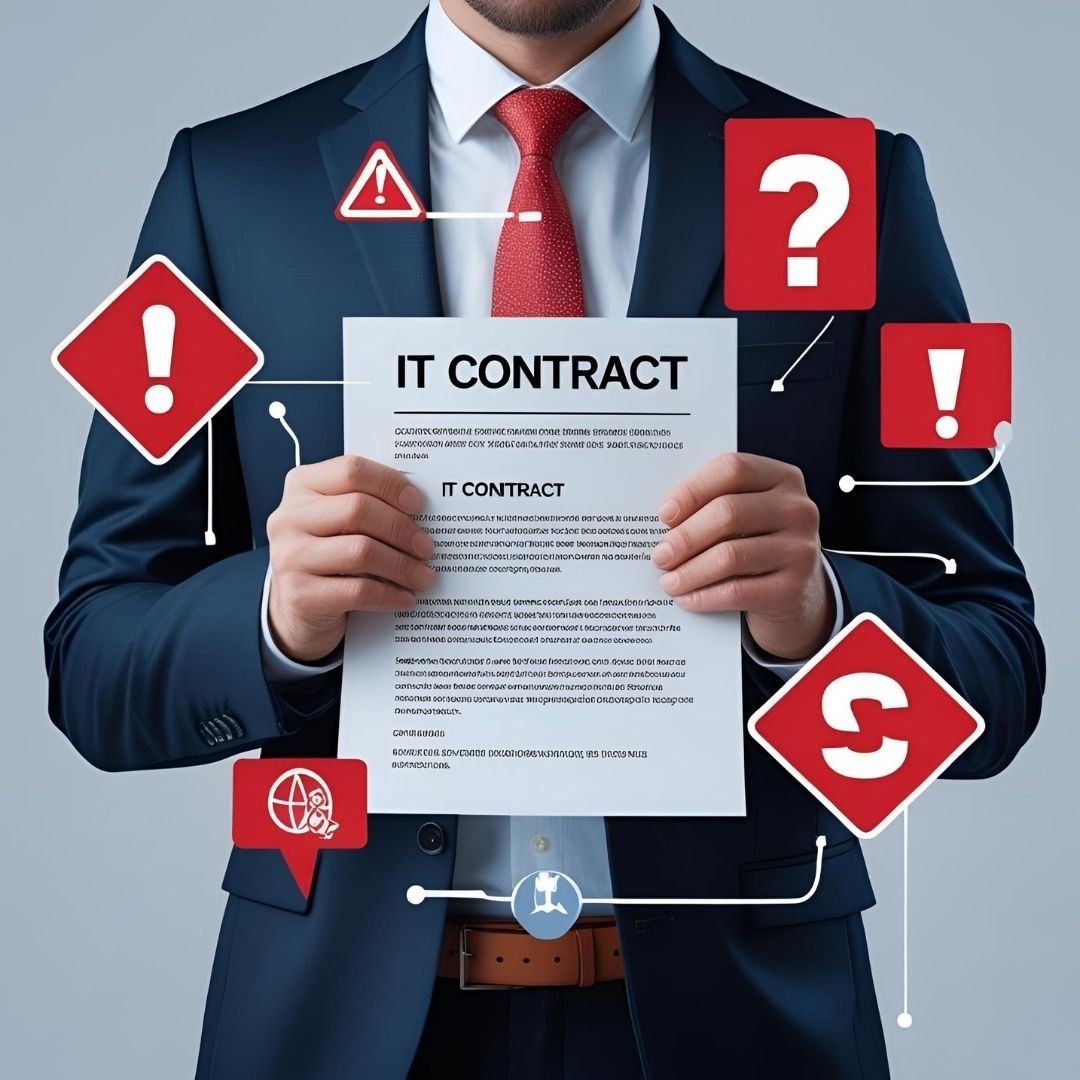 Featured image for article: Top 5 rote Fahnen bei der Auswahl eines IT -Outsourcing -Partners