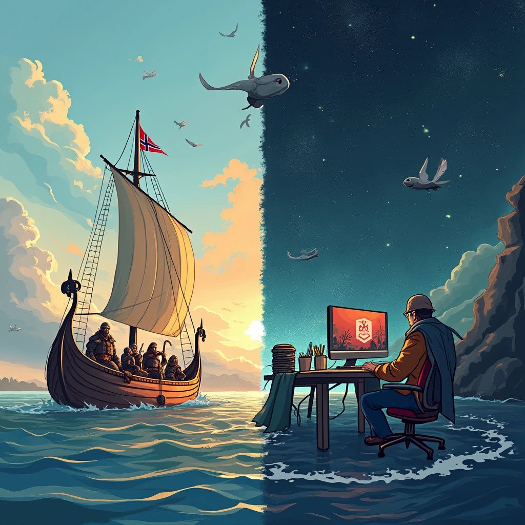 Featured image for article: How Resilience and Innovation of Vikings Shaped Minecraft, Unity, Klarna, and Spotify
