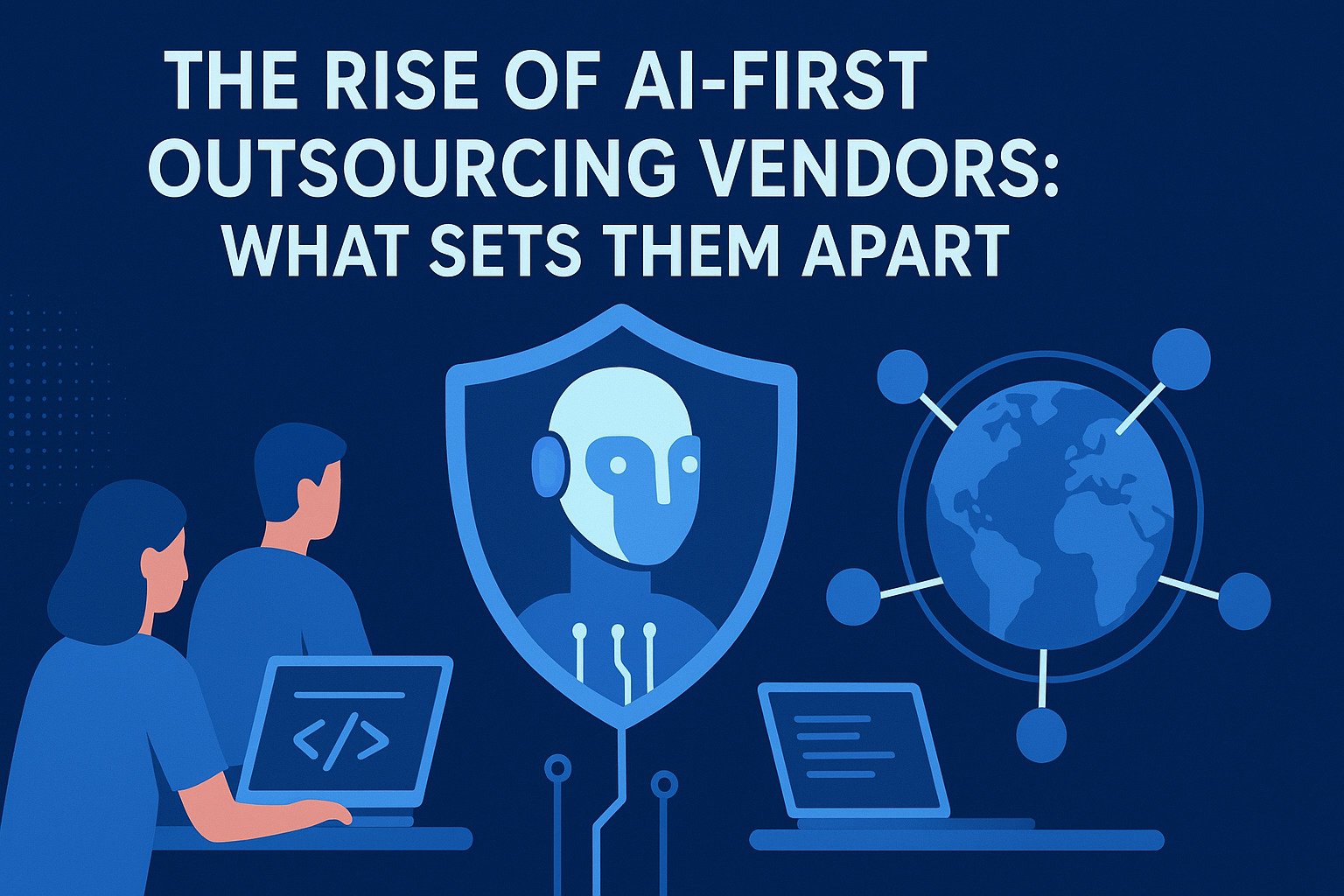 Featured image for article: The Rise of AI-First Outsourcing Vendors: What Sets Them Apart