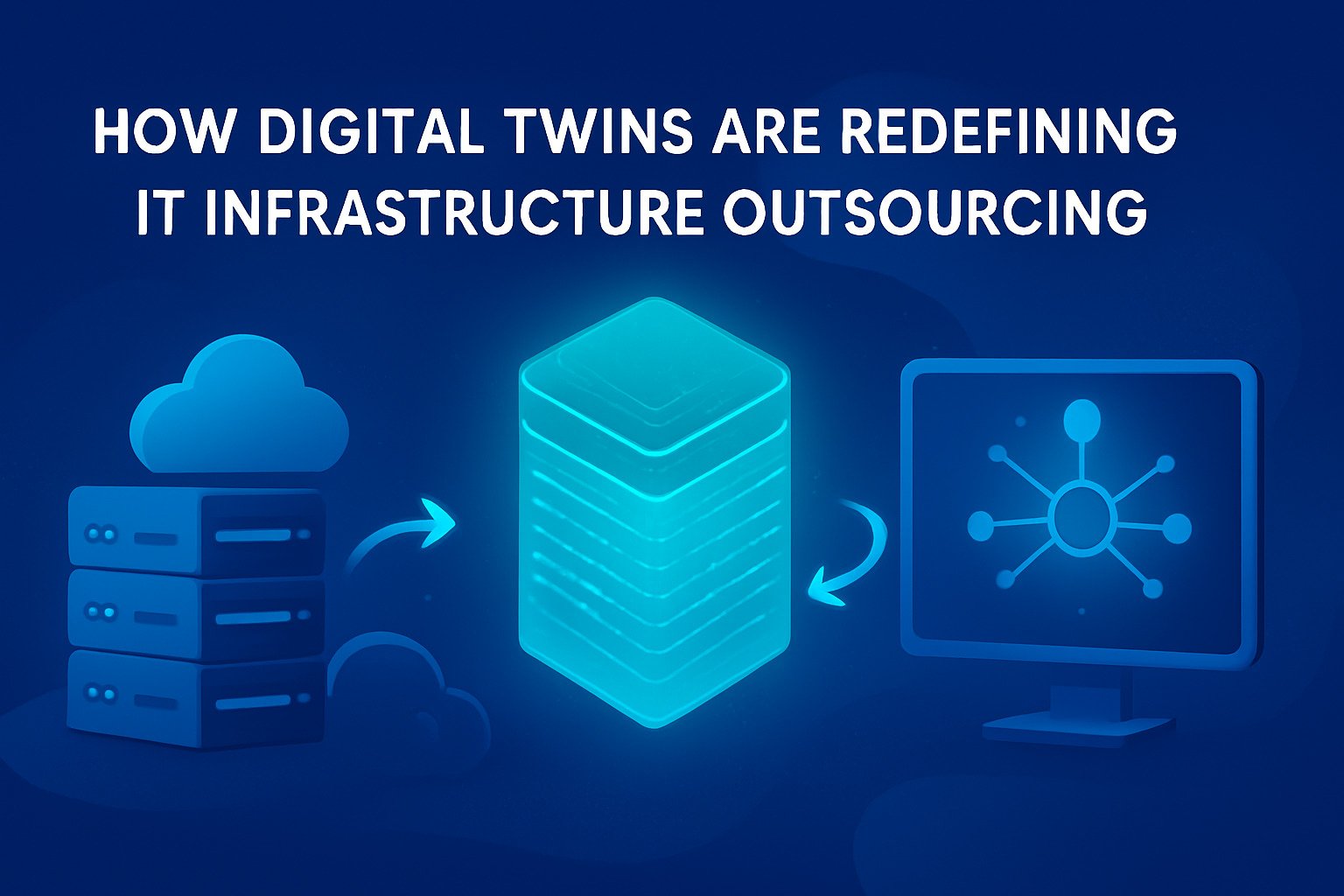Featured image for article: How Digital Twins Are Redefining IT Infrastructure Outsourcing