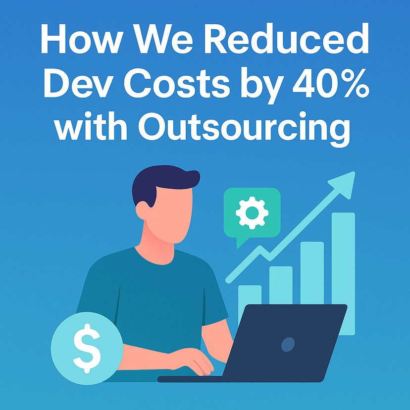 Featured image for article: How We Reduced Dev Costs by 40% with Outsourcing